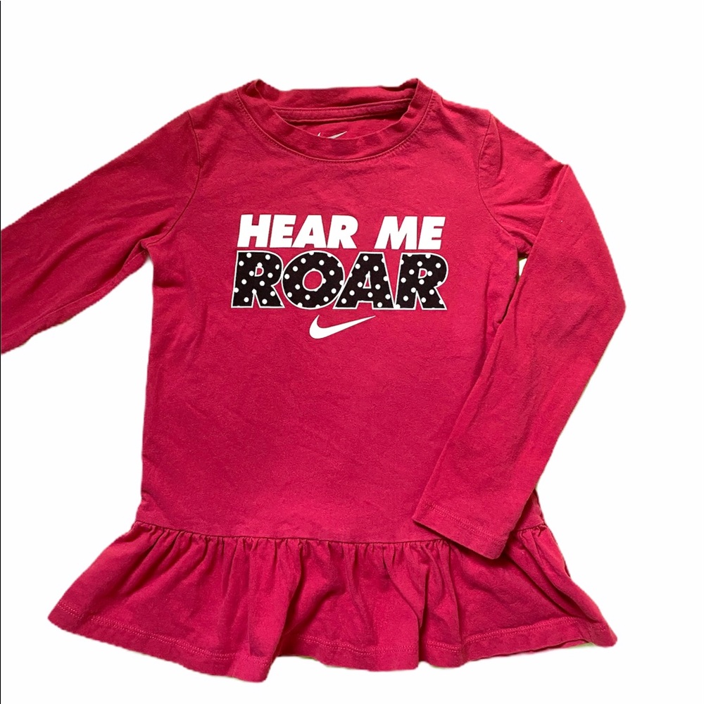 Nike tunic style pink Top size 4
